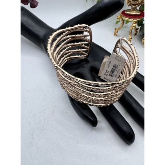 Kendra Scott Nicolas Cuff Bracelet  Gold Tone, Chunky Bracelet Gold- - Picture 5 of 13